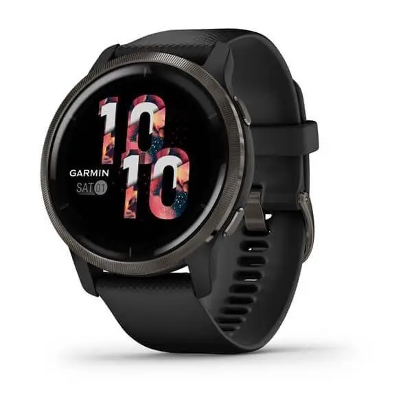Novinka Garmin Venu2 Slate/Black Band