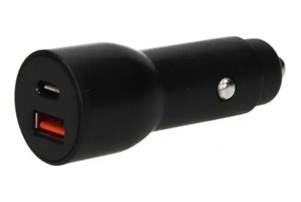 Nabíječka do zapalovače USB/USB-C 12/24V 18W Levný
