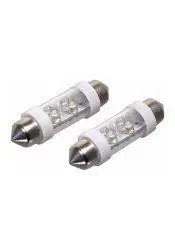Žárovka 4LED 12V 0,49W suf. SV8,5 38mm bílá 2ks Vysoce Kvalitní