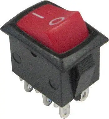 Vrácení Zdarma Přepínač kolébkový MRS-202-3, ON-ON 2pol.250V/3A 0-1