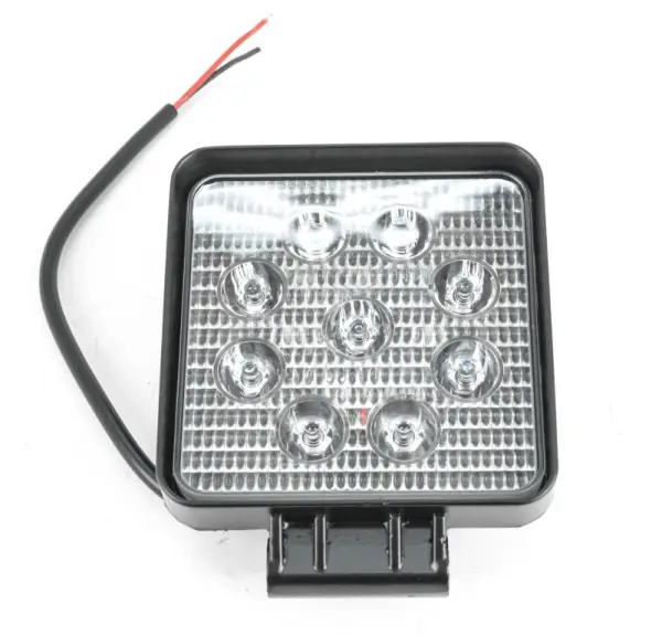 Svítilna pracovní 9 LED, 10-30V, 9*3W, 109x109mm Pouze Dnes