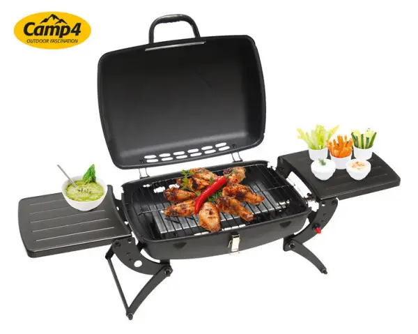 Nakupujte Hned Gril plynový CAMP4 Malibu, 30mbar, skládací 105x62x50 cm