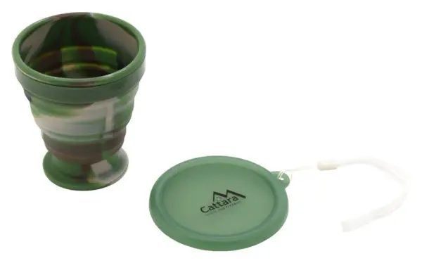 Kelímek silikonový skládací ARMY 200ml Sezónní Sleva