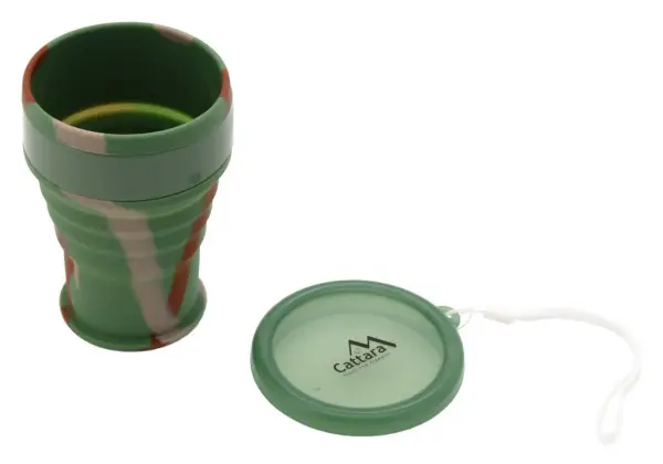 Rychlé Dodání Kelímek silikonový skládací ARMY 350ml