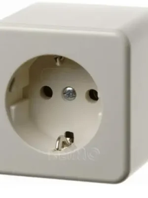 Zásuvka na omítku bílá gl Jen Po Omezenou Doba