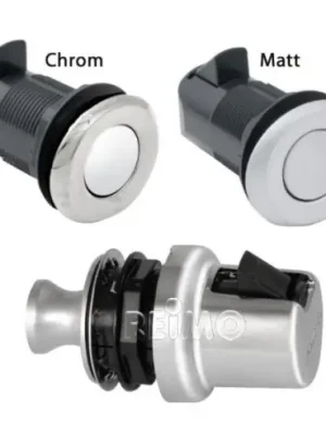 Zamykací systém point push lock matný chrom Hit Sezóny