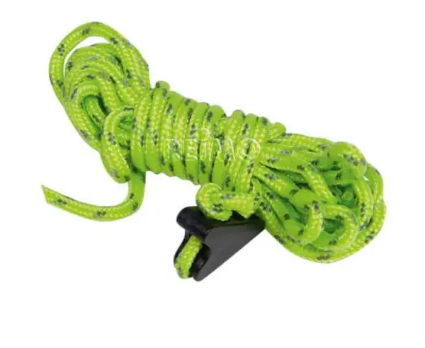Napínací šňůry REIMO – zelené, 3 m, _x0019_ Ř 3 mm, sada 4 ks Víkendová Akce