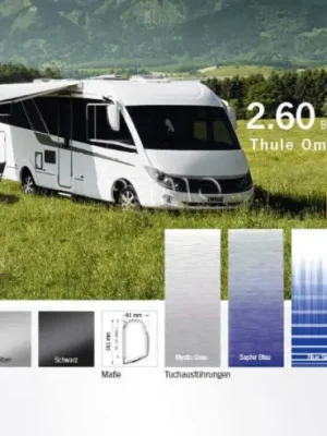 Akce Markýza Omnistor 5200, 2,3m, Blue Sky, bílý kryt