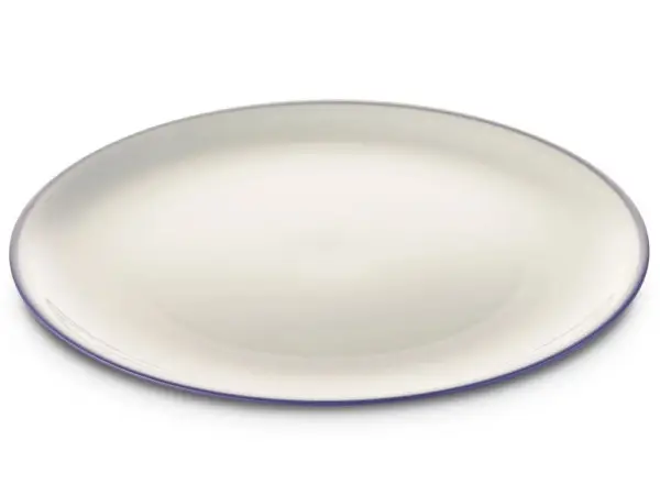 Výhodná Nabídka Talíř plastový nerozbitný Omada Sanalving Dinner Plate 24xh2cm ViolaCon modrý