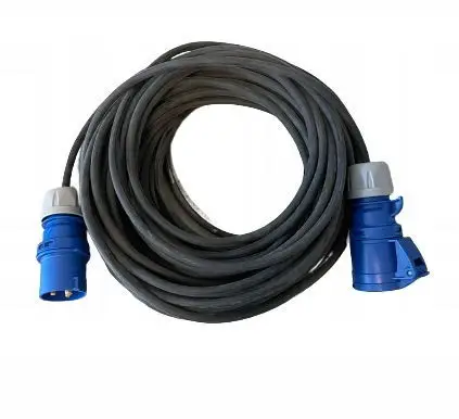 Akce Kabel prodlužovací CEE/CEE pro karavany 10m zástrčka CEE/zásuvka CEE pryž 3x1.5mm2 IP44/54
