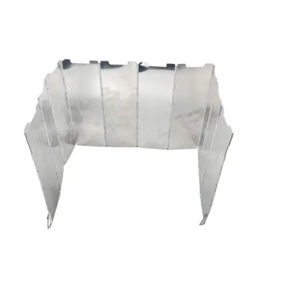 Výprodej Clona skládací větrná pro plynový vařič 24x84cm