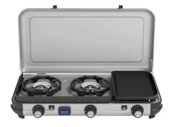 Vařič plynový tří hořákový CK2 Multi-Cook na PB láhev Campingaz Jen Po Omezenou Doba