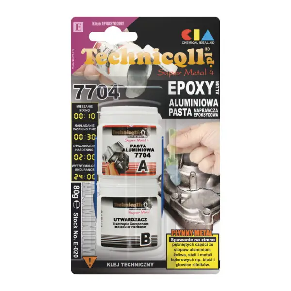 Finální Výprodej Pasta epoxidová hliníková TECHNICQLL 80g