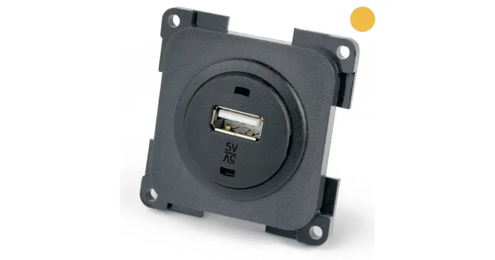 Víkendová Akce USB zásuvka Inprojal, černá