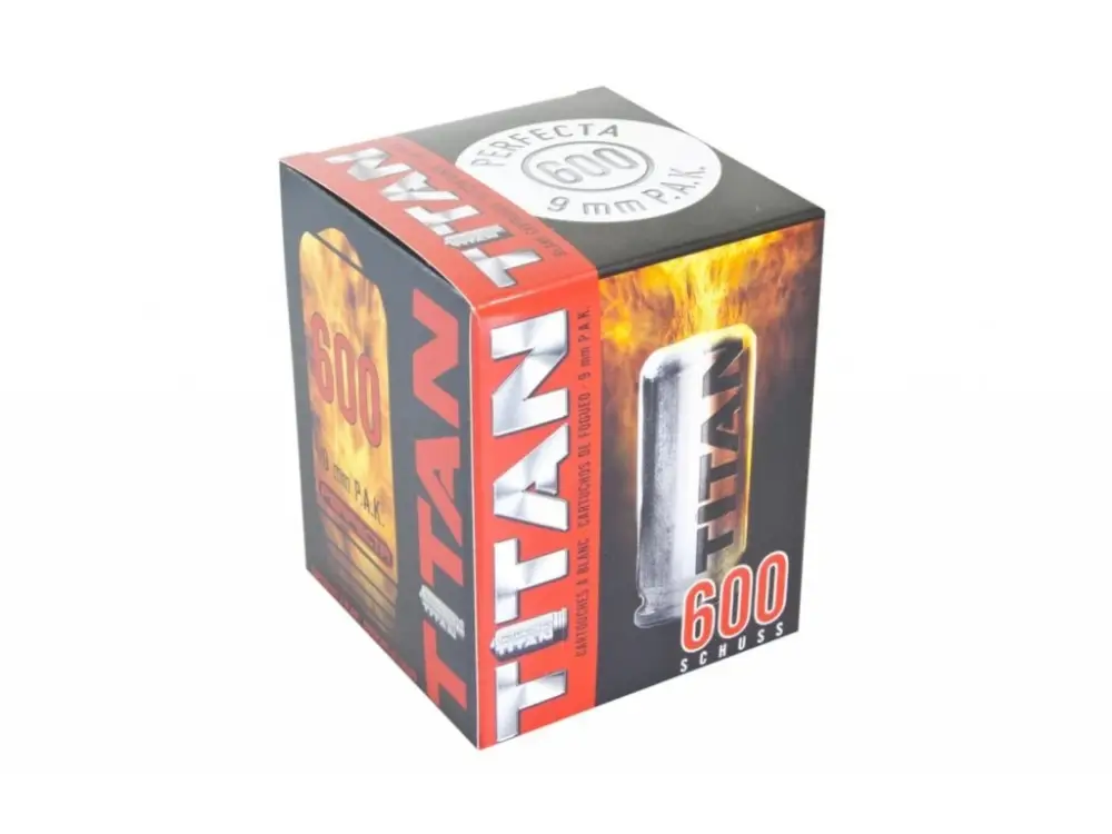 Náboj Pertfecta Titan akustický 9mm pistole - 600 ks Sleva