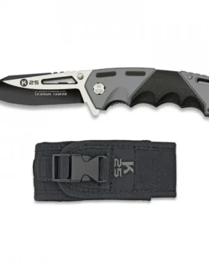 Nízká Cena Nůž zavírací Albainox K25 FOS Black/Grey 9 cm