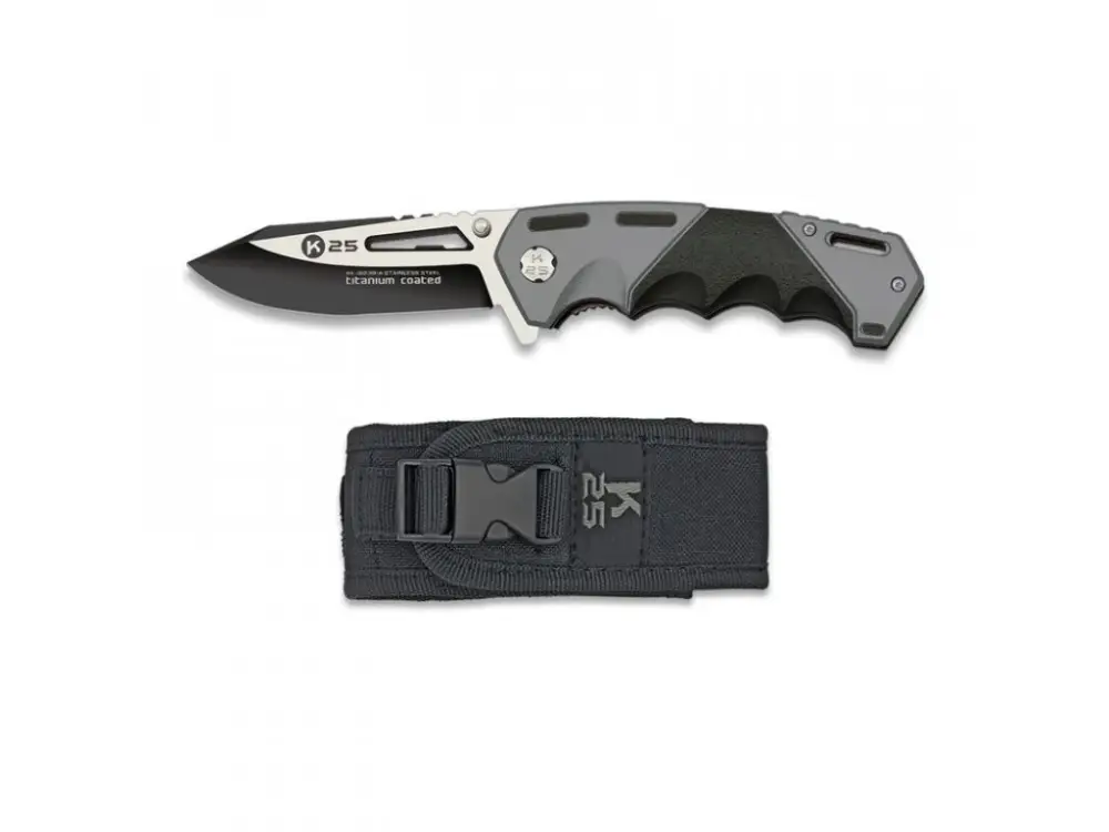 Nízká Cena Nůž zavírací Albainox K25 FOS Black/Grey 9 cm