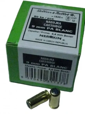 Náboj Sellier Bellot akustický 9mm pistole - 50 ks Must-Have
