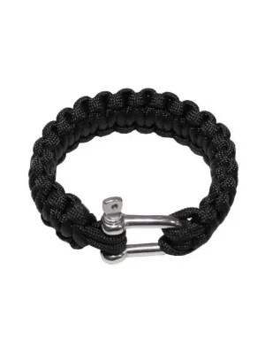 Nízká Cena Náramek Max-Fuchs Paracord 23 mm (kov.spona) Černý