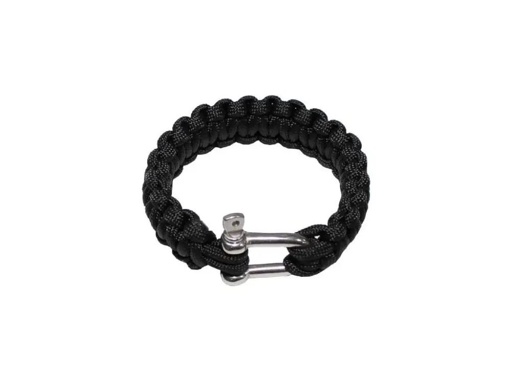Nízká Cena Náramek Max-Fuchs Paracord 23 mm (kov.spona) Černý