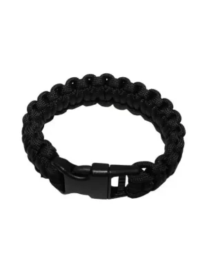 Víkendová Akce Náramek Max-Fuchs Paracord 23 mm (plast. spona) Černý