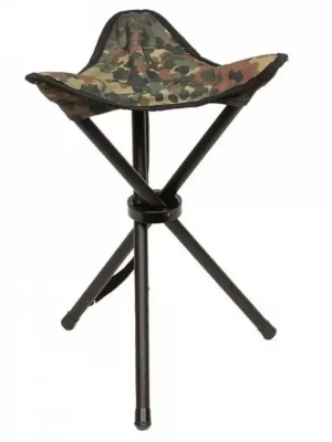 Akce Skládací stolička MIL-TEC - trojnožka Flecktarn