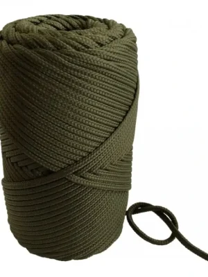 Šňůra proplétaná 4,7mm Olive 1m Aktuální