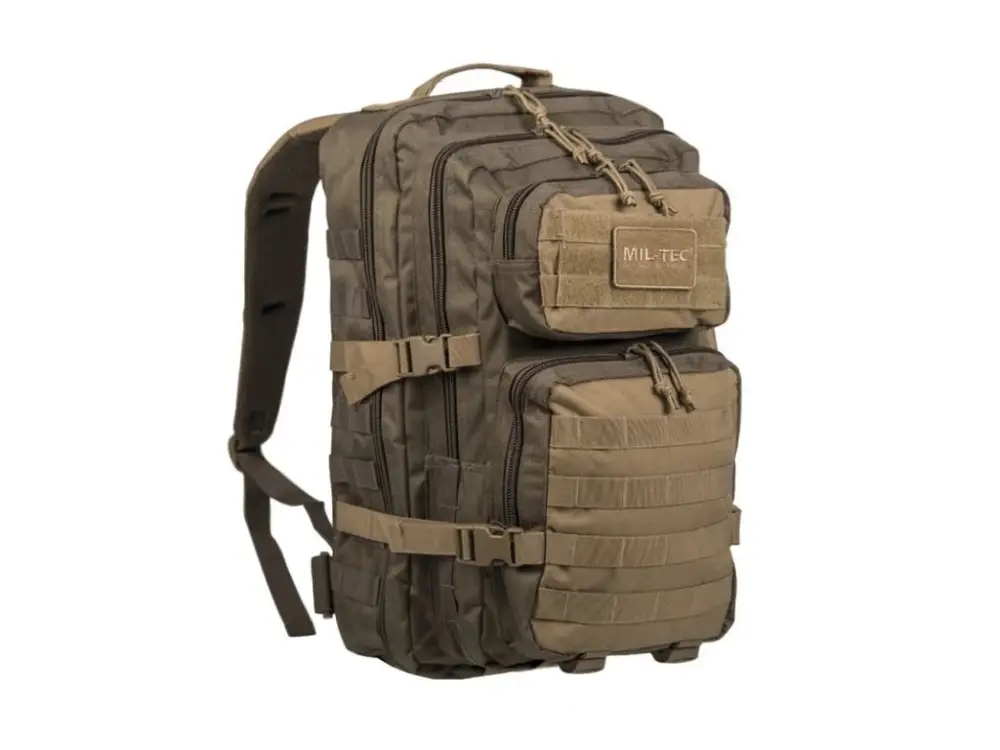 Vysoce Kvalitní Batoh MIL-TEC US Assault 36l Green/Coyote