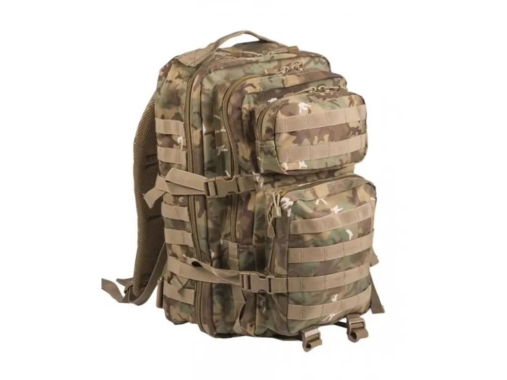Batoh MIL-TEC US Assault Pack LG 36l Arid-Woodland® Hit Sezóny