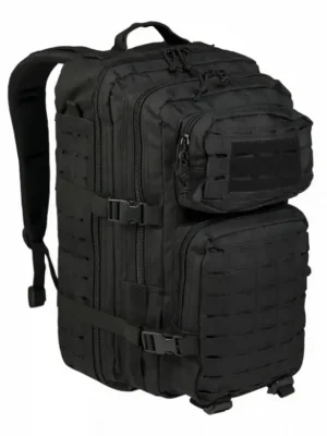 Batoh MIL-TEC US Assault "LASER CUT" 36l Black Autentický