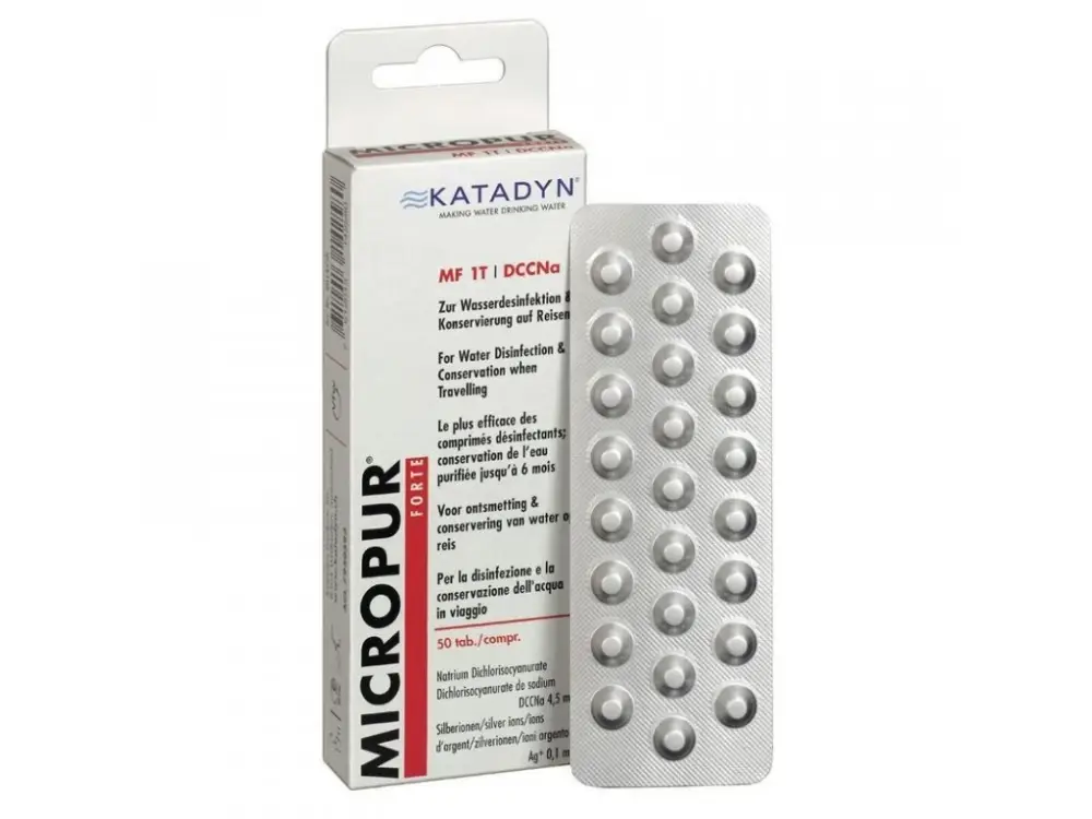 Nejlepší Cena Dezinfekce vody Katadyn - tablety Micropur Forte MF 1T 100 tablet