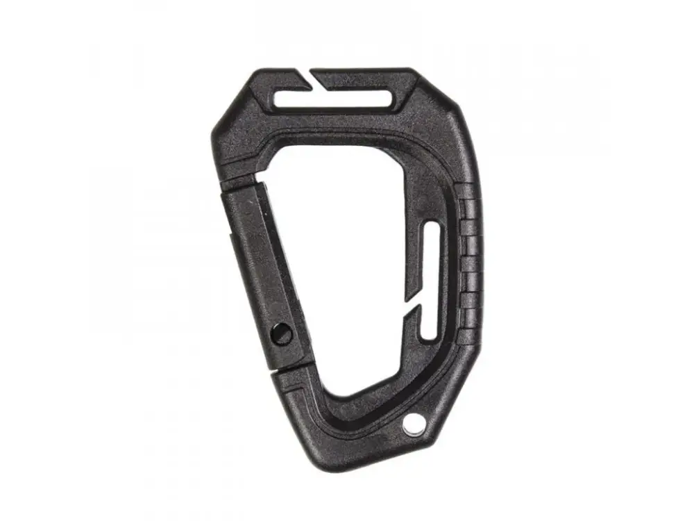 Poslední Šance Karabina MIL-TEC Tactical MOLLE Black 9,3 cm - set 2ks
