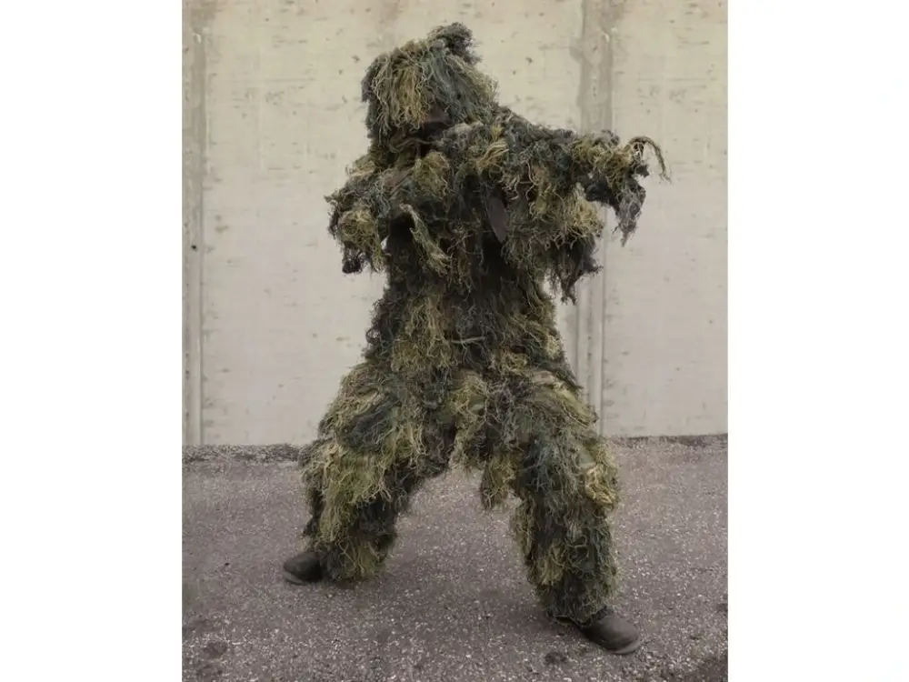 Maskovací oblek MIL-TEC Ghillie nehořlavý Woodland Aktuální