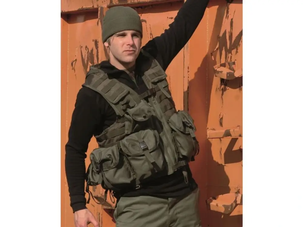 Taktická vesta MIL-TEC Modular system 8 kapes Olive Nízká Cena