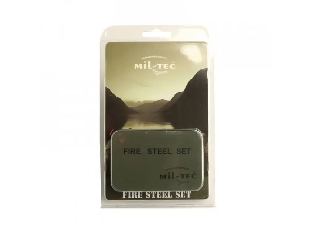 Bezpečná Platba Survival MIL-TEC Fire Steel SET