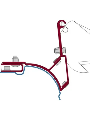 Zlevněný Adaptér Fiamma f. VW-T5 Multivan nebo Transporter pro markýzu Fiamma F35