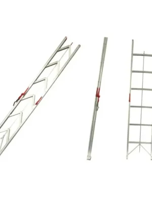 Hliníkový skládací žebřík CARBEST - 6 stupňový Nová Kolekce