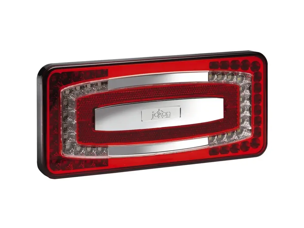 Sleva LED multifunkční světlo - 9-32 V - červené