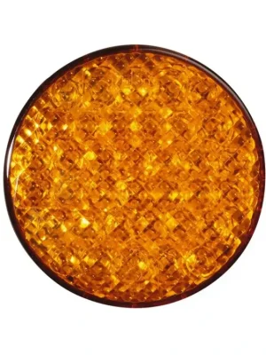 Výprodej LED blikající světlo Cat2 12V 3W žluté IP67, 500 mm kabel