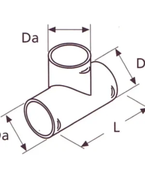 T-kus pro připojení potrubí 90 mm Vrácení Zdarma