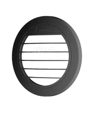 Výstupní otvor plochý 0° černý pro Standh.Airtronic D3, Ø90mm Sezónní Sleva