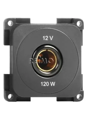 Doprava Zdarma Standardní zásuvka 12V/120W/10A. Břidlicově šedá. Volně ložené (rozbalené)