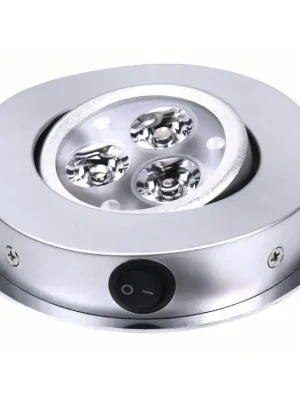 Výprodej Carbest Wave - LED stropní spot, Ø105mm, H24mm, 3x1W