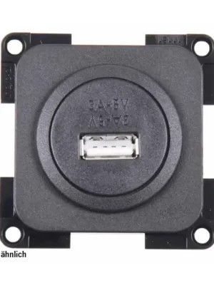 USB zásuvka Inprojal - černá, bez obalu Nová Kolekce