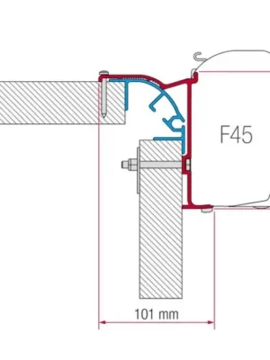 Zlevněný Sada adaptérů Fiamma Bailey MK 2 f.F45