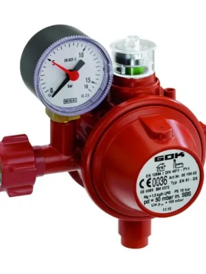 Značkový Regulátor plynu EN61-DS 1,5kg/h 29mbar KLF x G1/4LH-KN TAE UEDS Man