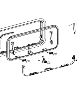 Posuvný pant, otevírací mechanismus S7Z, 1300x600 Tovární Cena