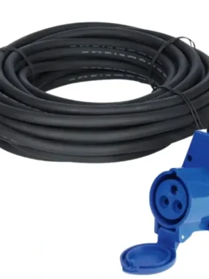 Originální Adaptérový kabel Carbest Schuko se zástrčkou s úhlovou CEE spojkou 3x2,5mm², délka 25m