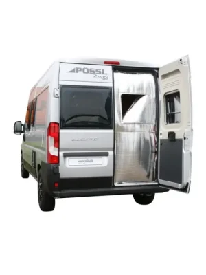 Tepelná clona Hindermann pro vysoké zadní dveře s výřezem pro okno pro Fiat Ducato a VW Crafter Oblíbený