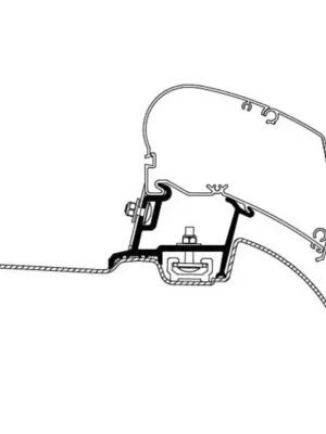 Značkový Adaptér Thule Mercedes Sprinter > 2007, VW Crafter 2007-2016 OE Truck